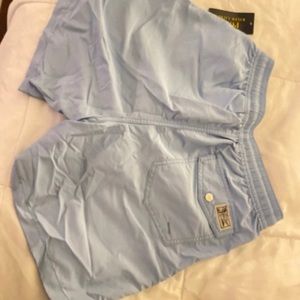 Light blue polo ralph lauren swim trunks